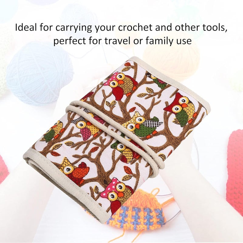 Jacksing Knitting Needles Case, Knitting Needle Storage Bag Comfortable Oxford Cloth for Storage for Household(#2) - Image 3